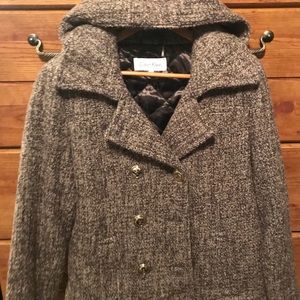 Calvin Klein Pea Coat with hood